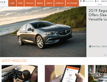Tablet Screenshot of media.buick.com